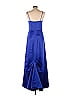 B2 100% Polyester Blue Cocktail Dress Size 21 - photo 2