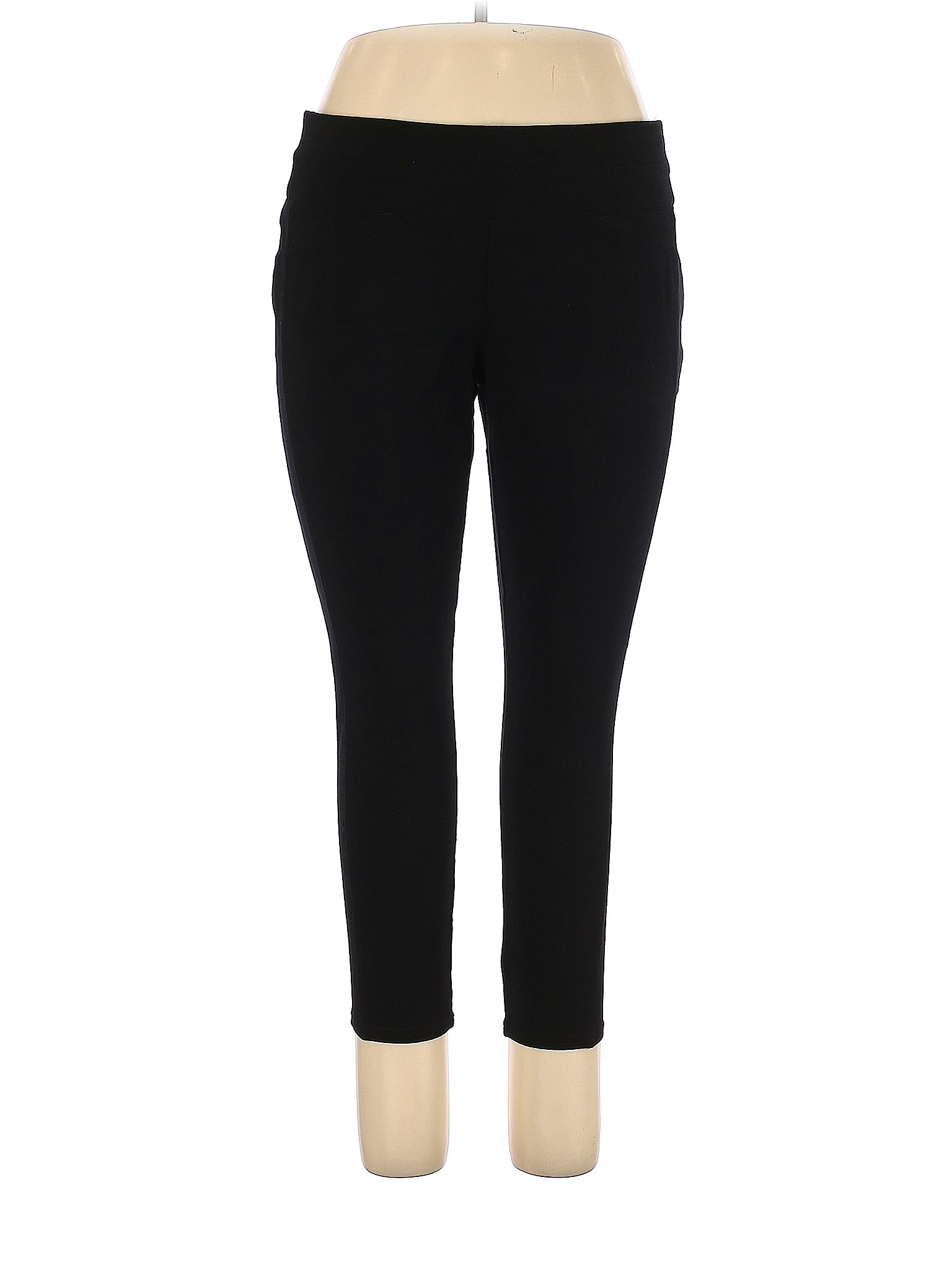 Briggs Solid Black Leggings Size 16 - 60% off | ThredUp