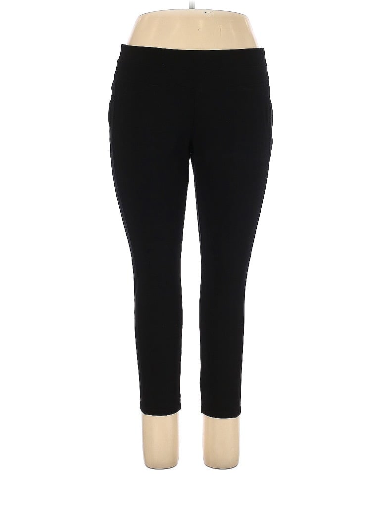 Briggs Solid Black Leggings Size 16 - 60% off | ThredUp