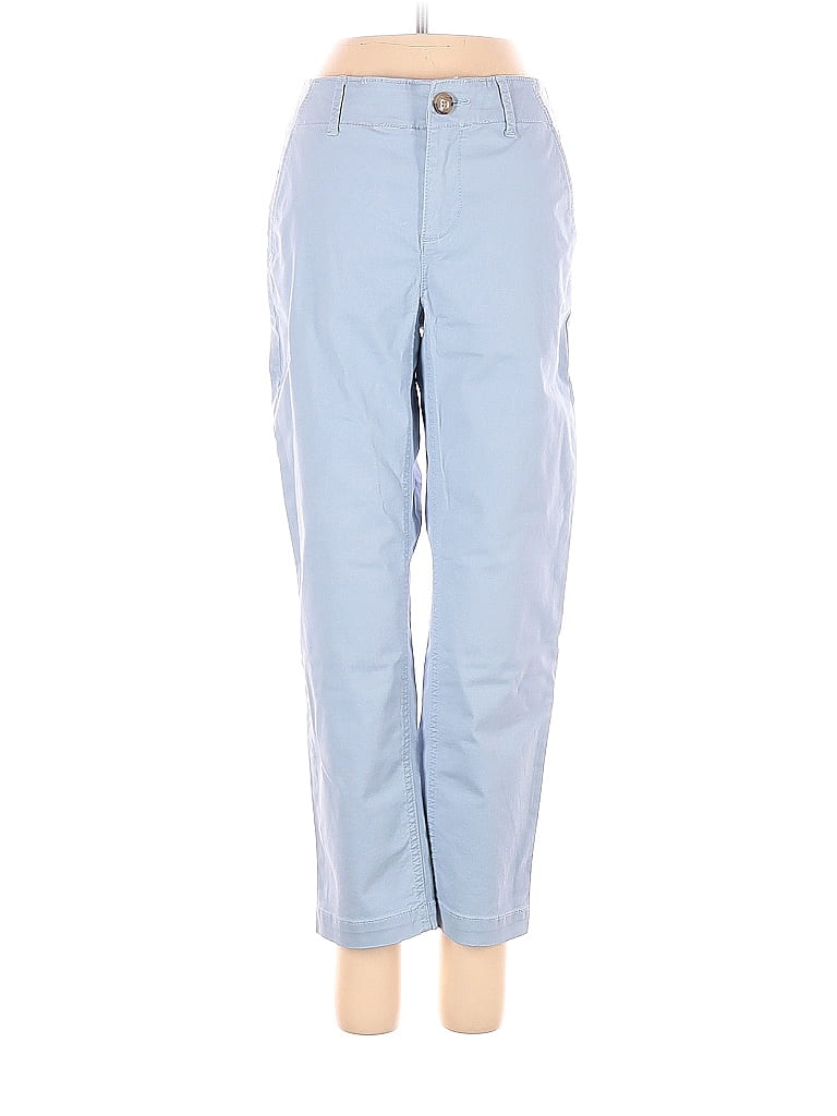 Ann Taylor LOFT Solid Blue Khakis Size 00 (Petite) - 68% off | thredUP