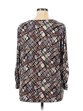 Susan Graver 3/4 Sleeve Blouse (view 2)