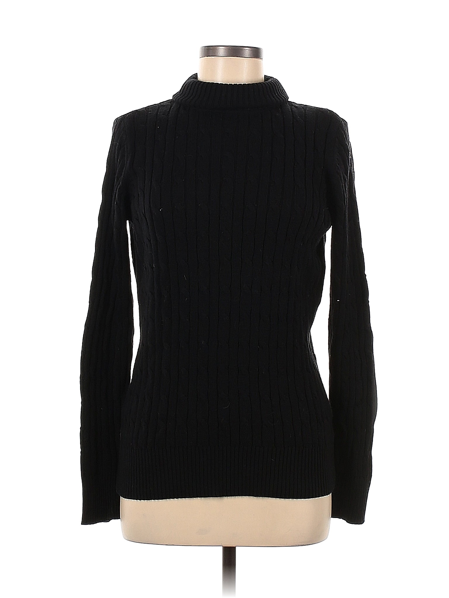 St. John's Bay Black Turtleneck Sweater Size M - 64% off | thredUP