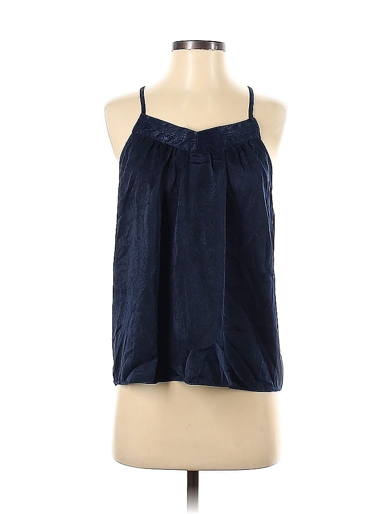 Sunday in Brooklyn 100% Polyester Blue Sleeveless Blouse Size XS - photo 1