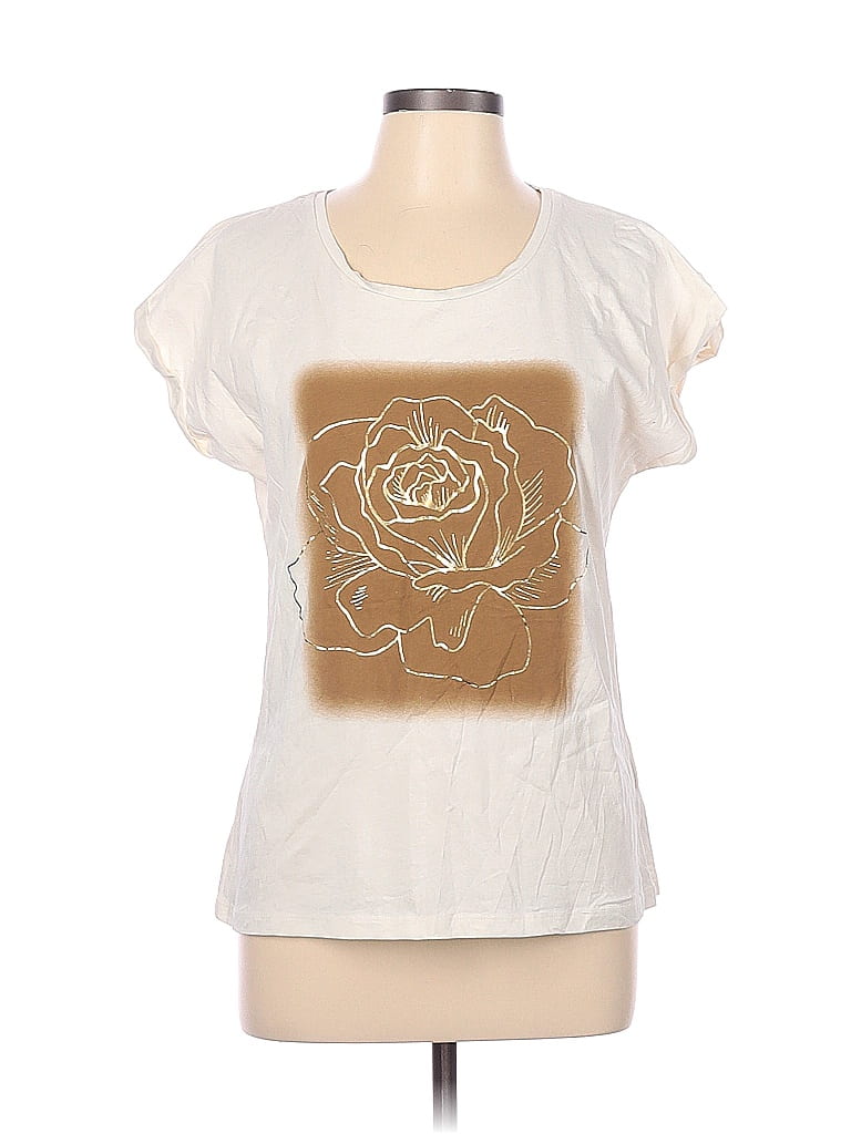 Perfect Short Sleeve Summer Shirt - Creme main image 1