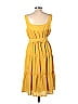 Slate & Willow 100% Polyester Solid Yellow Casual Dress Size 12 - photo 2