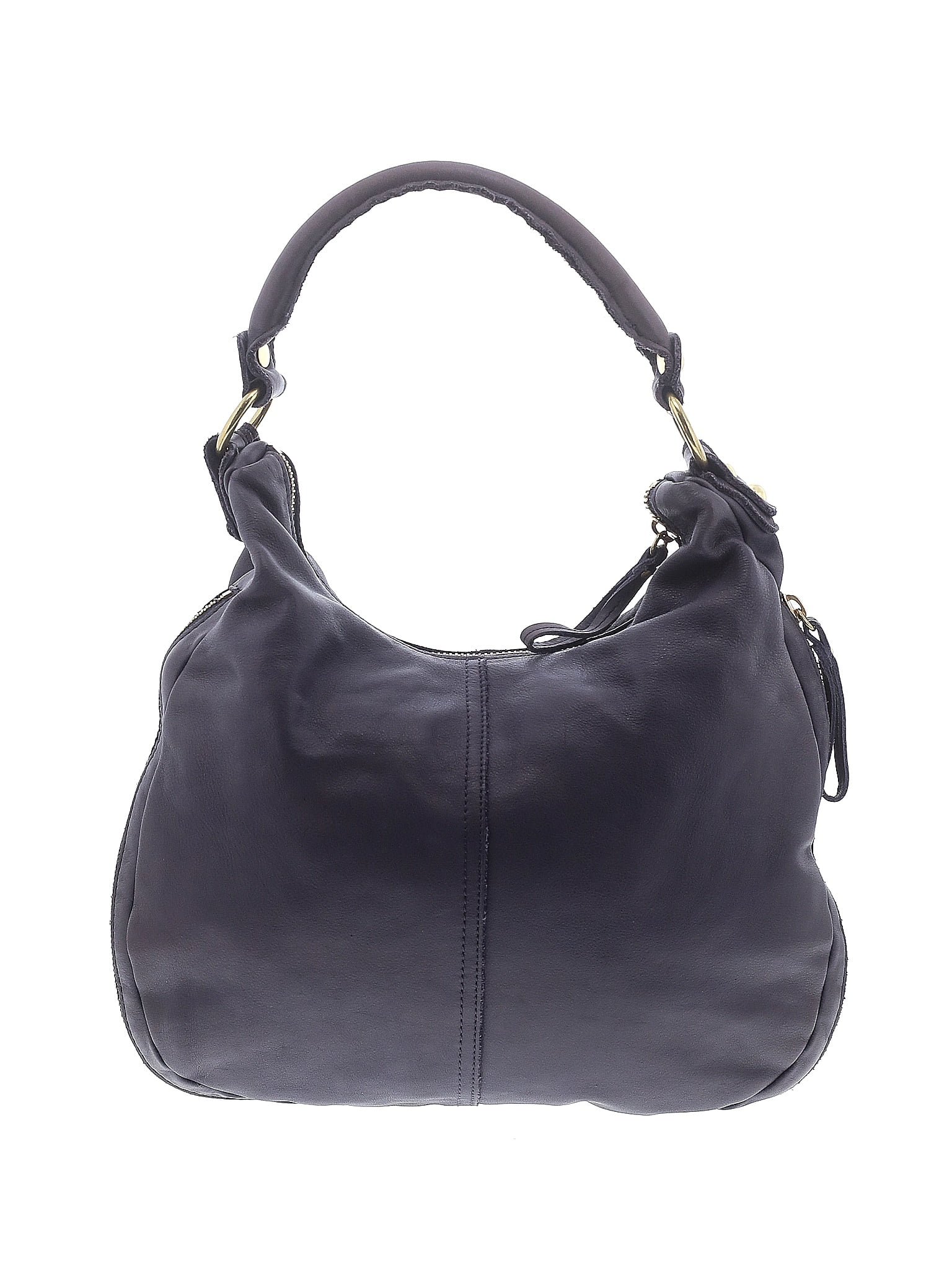 Linea Pelle Textured Leather Hobo Bag