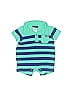 Guess Stripes Green Short Sleeve Outfit Size 0-3 mo - photo 1