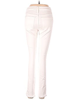 Madewell 10" High-Rise Skinny Jeans in Pure White: Step-Hem Edition (view 2)