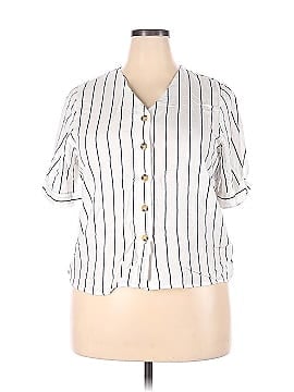 Defacto Short Sleeve Button-Down Shirt (view 1)