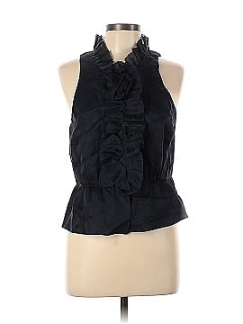 JS Collection Sleeveless Silk Top (view 1)