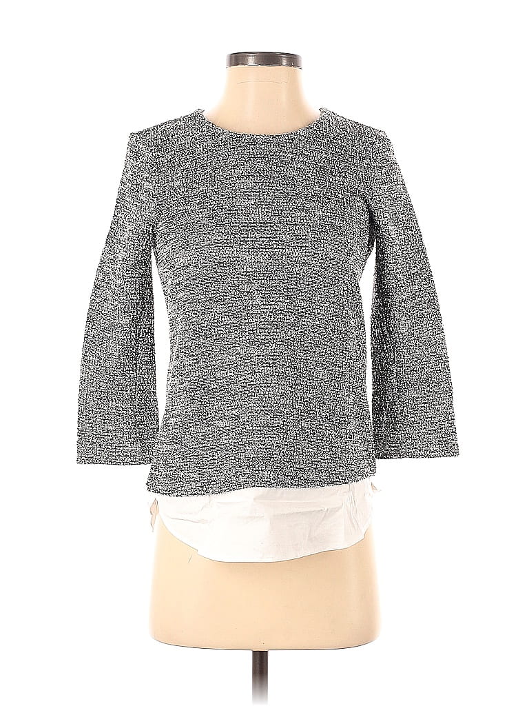 Pre-owned Ann Taylor Pullover Sweater In Gray