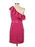 Level Eight 100% Polyester Burgundy Cocktail Dress Size M - photo 2