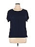 Shannon Ford New York Blue Short Sleeve Top Size XL - photo 1