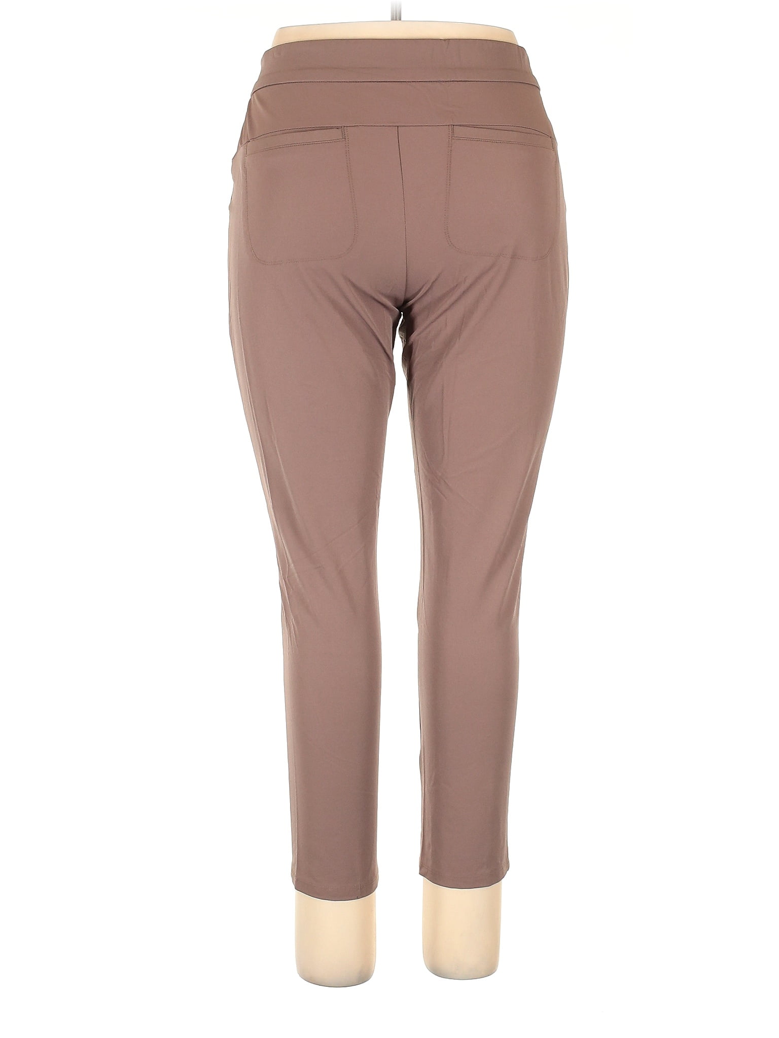 90 Degree by Reflex Solid Brown Tan Active Pants Size XL - 60% off