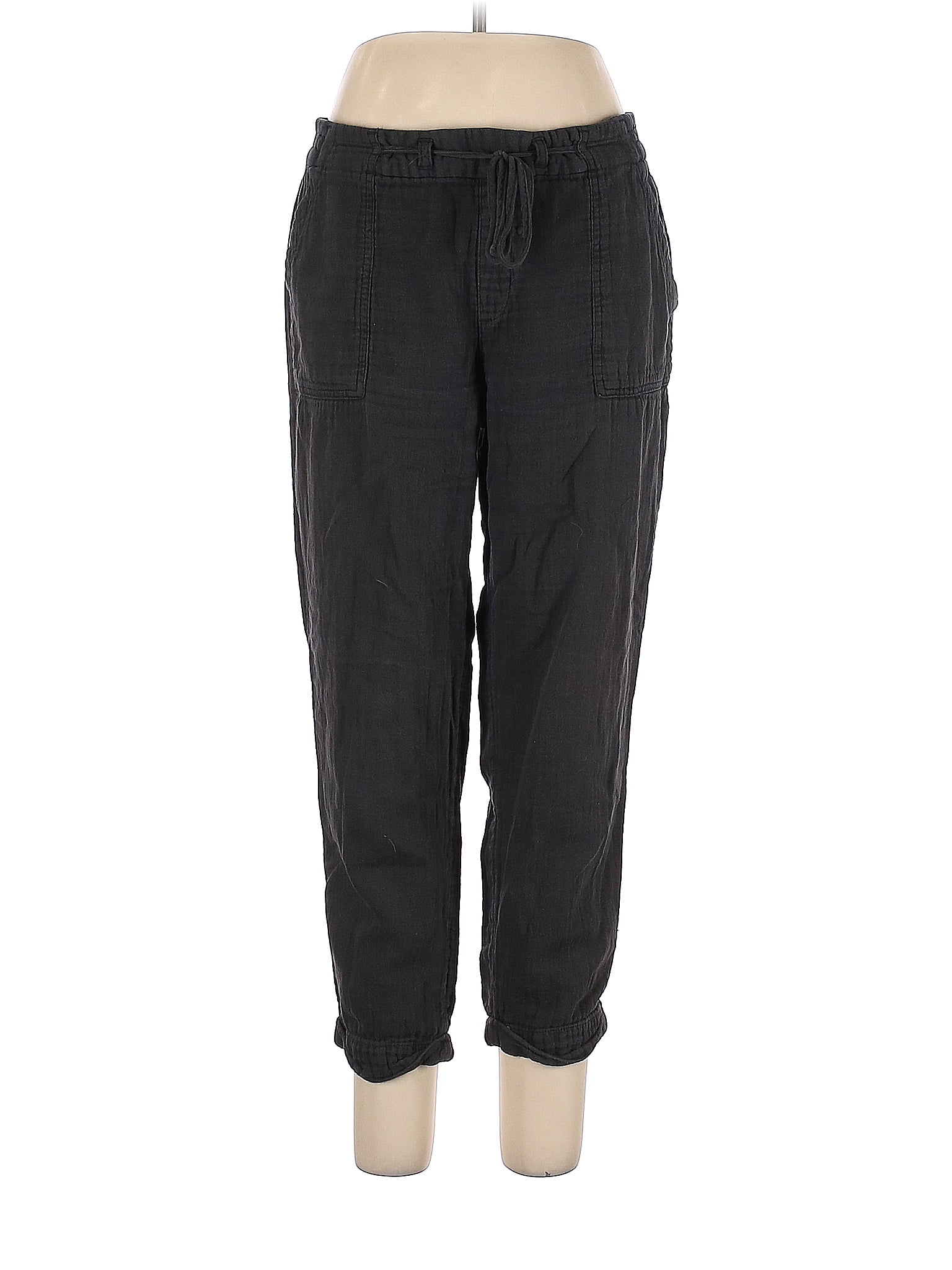 Old Navy 100 Cotton Black Casual Pants Size L 55 off ThredUp