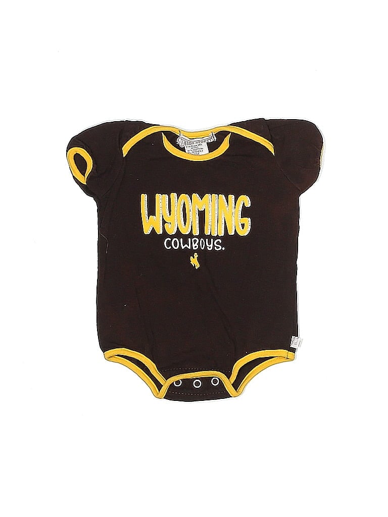 Third Street Black Short Sleeve Onesie 0-3 MO / 3 MO - photo 1