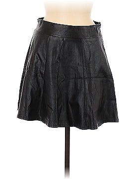 Social Teen Faux Leather Skirt (view 1)