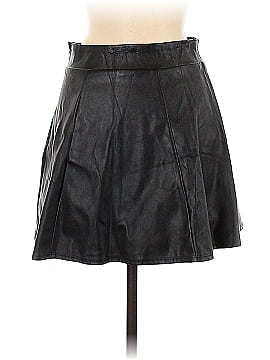 Social Teen Faux Leather Skirt (view 2)
