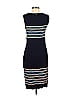 St. John Sport Stripes Color Block Blue Casual Dress Size P (Petite) - photo 2