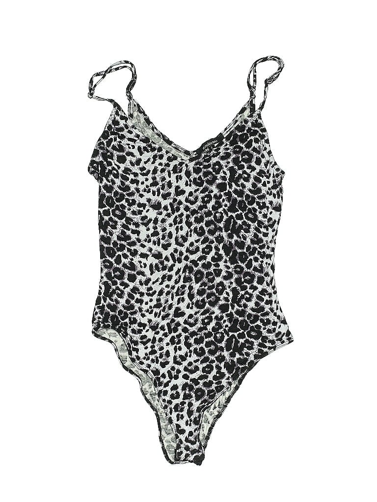 Pre-owned Ambiance Bodysuit In Black