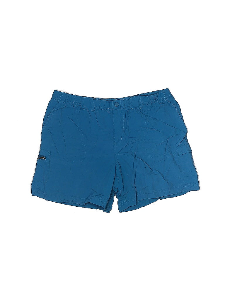 Columbia 100% Nylon Blue Athletic Shorts Size L - 55% off | thredUP