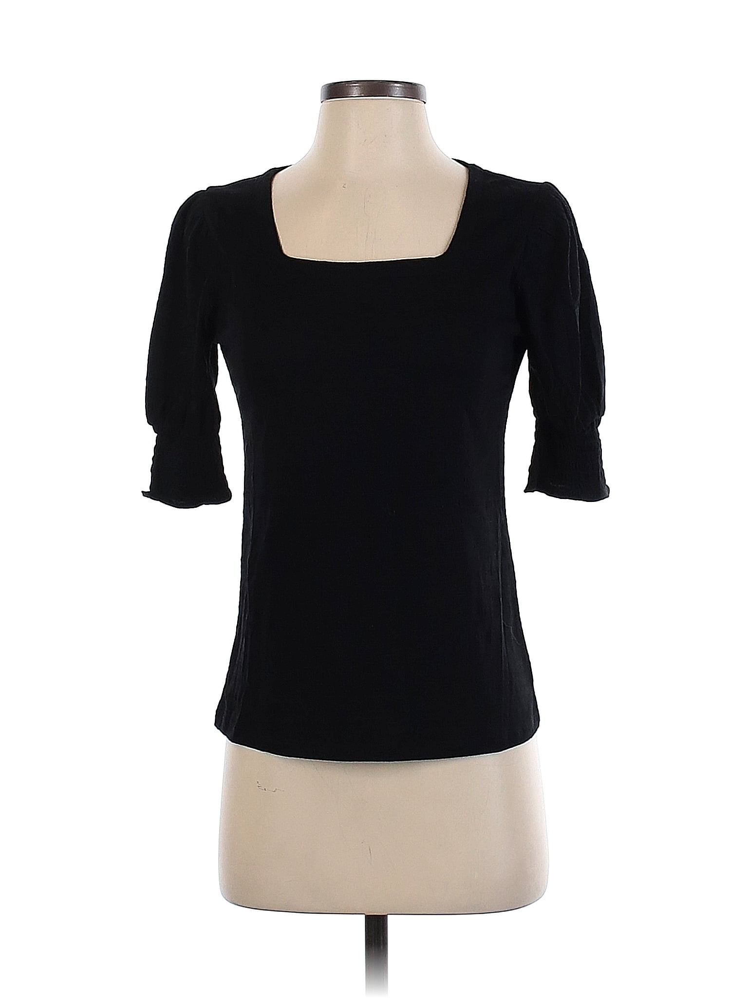 Nine West Black Short Sleeve Blouse Size XS - 80% off | ThredUp