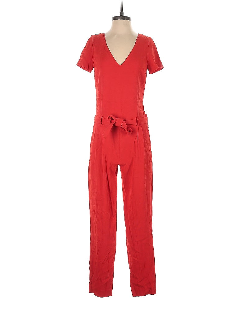 Sézane Solid Red Jumpsuit Size 36 (EU) - photo 1