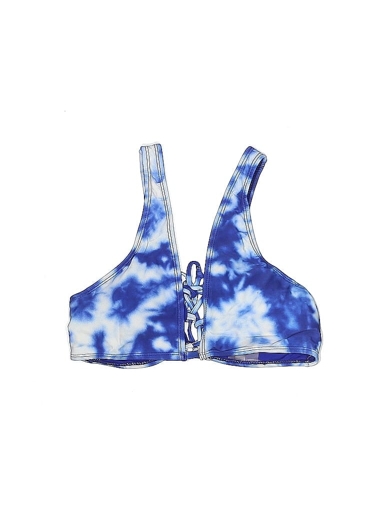 Cyn & Luca Tie-dye Blue Swimsuit Top Size L - photo 1