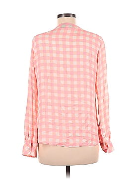 C. Wonder Long Sleeve Silk Top (view 2)