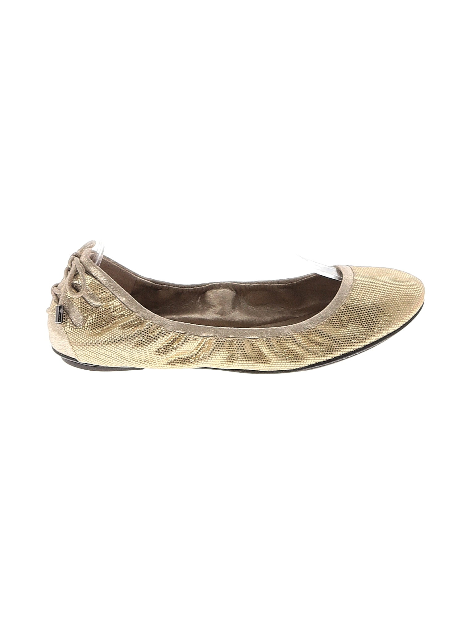 MARIA SHARAPOVA COLE Haan Womens Leather Trim Glitter Ballet Flats Gold  Size 8 $40.81 - PicClick