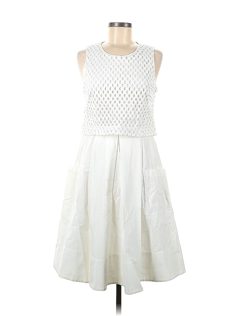 Eliza J White Casual Dress Size 6 - 78% off | ThredUp