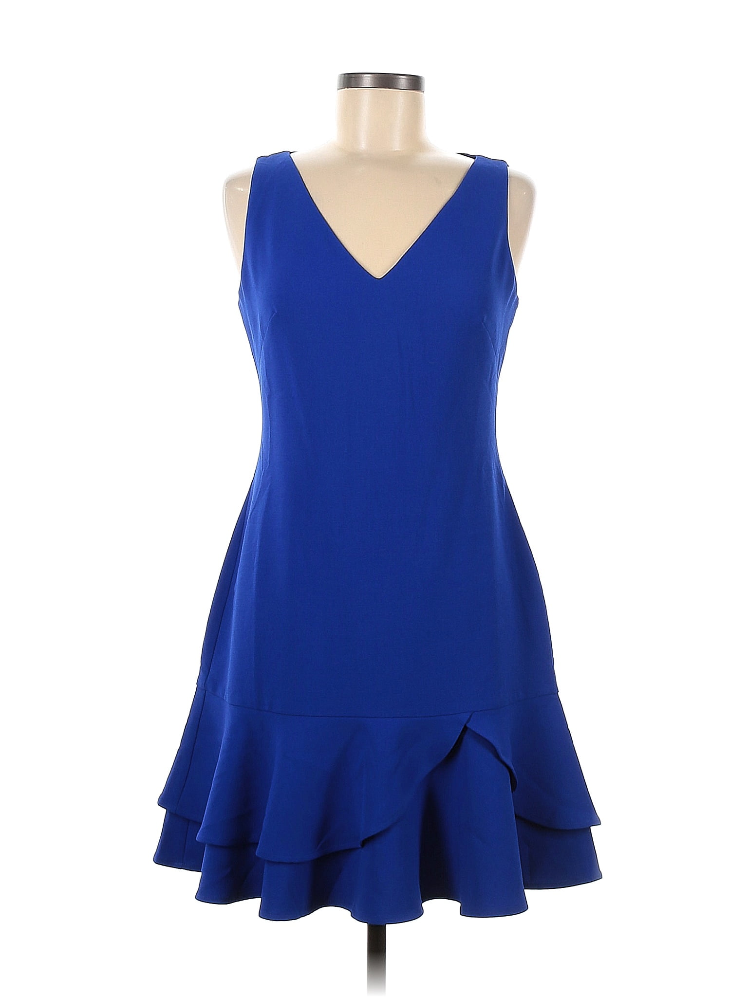 Eliza J Blue Casual Dress Size 6 73 Off Thredup