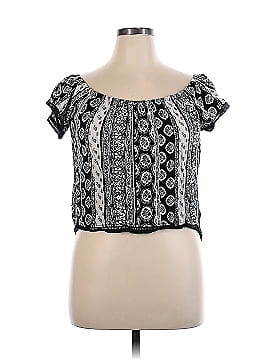 Twine & String Short Sleeve Blouse (view 1)