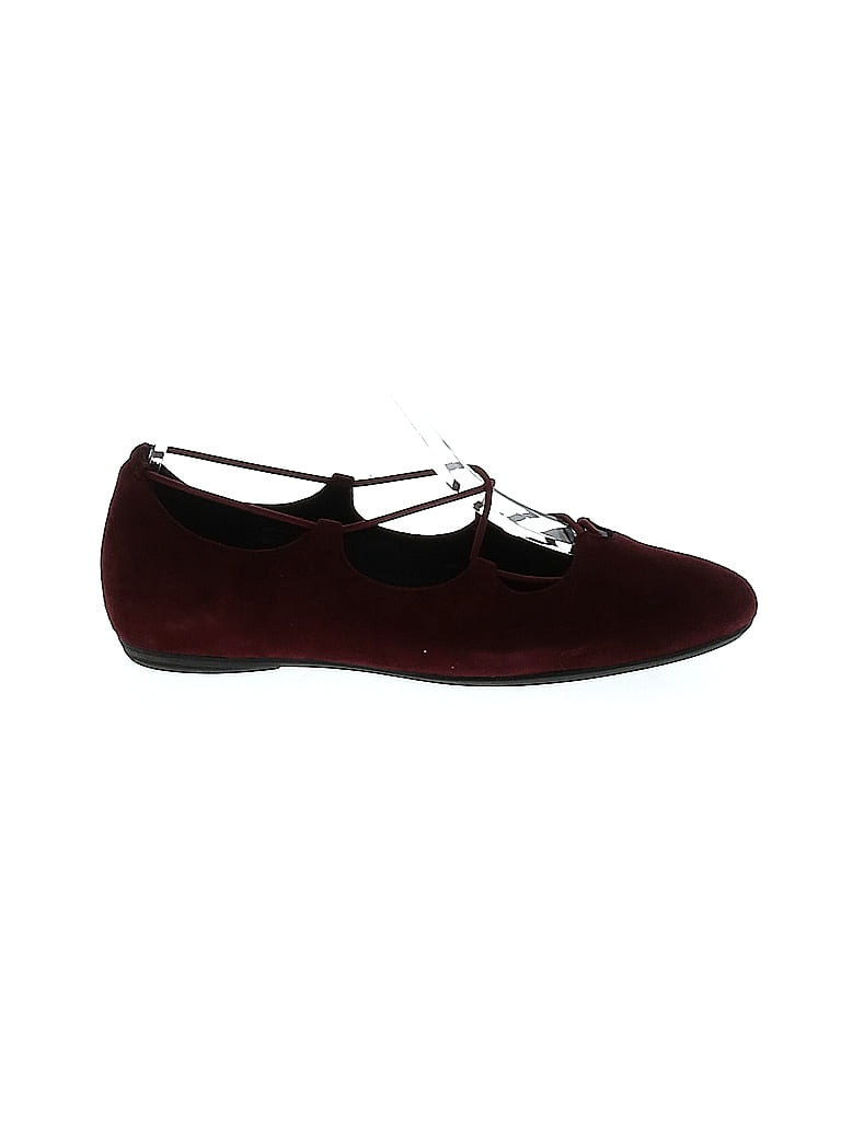 ABEO Burgundy Flats Size 8 - 71% off | thredUP