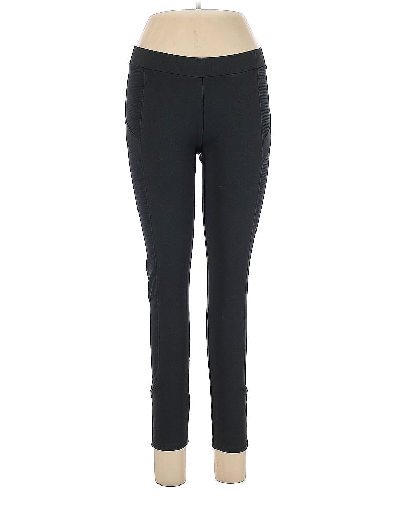 Ci Sono Solid Black Gray Active Pants Size XL - photo 1