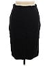 Ellen Tracy Solid Black Gray Formal Skirt Size 14 - photo 1