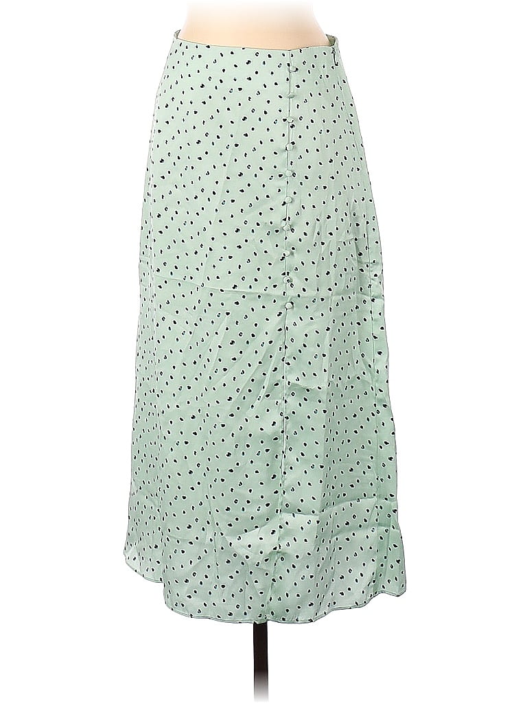 Lucy Paris 100% Polyester Green Casual Skirt Size S - photo 1