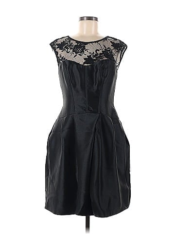 Vera wang 2025 black cocktail dress