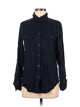 Brylane Woman Collection Long Sleeve Button-Down Shirt (view 1)