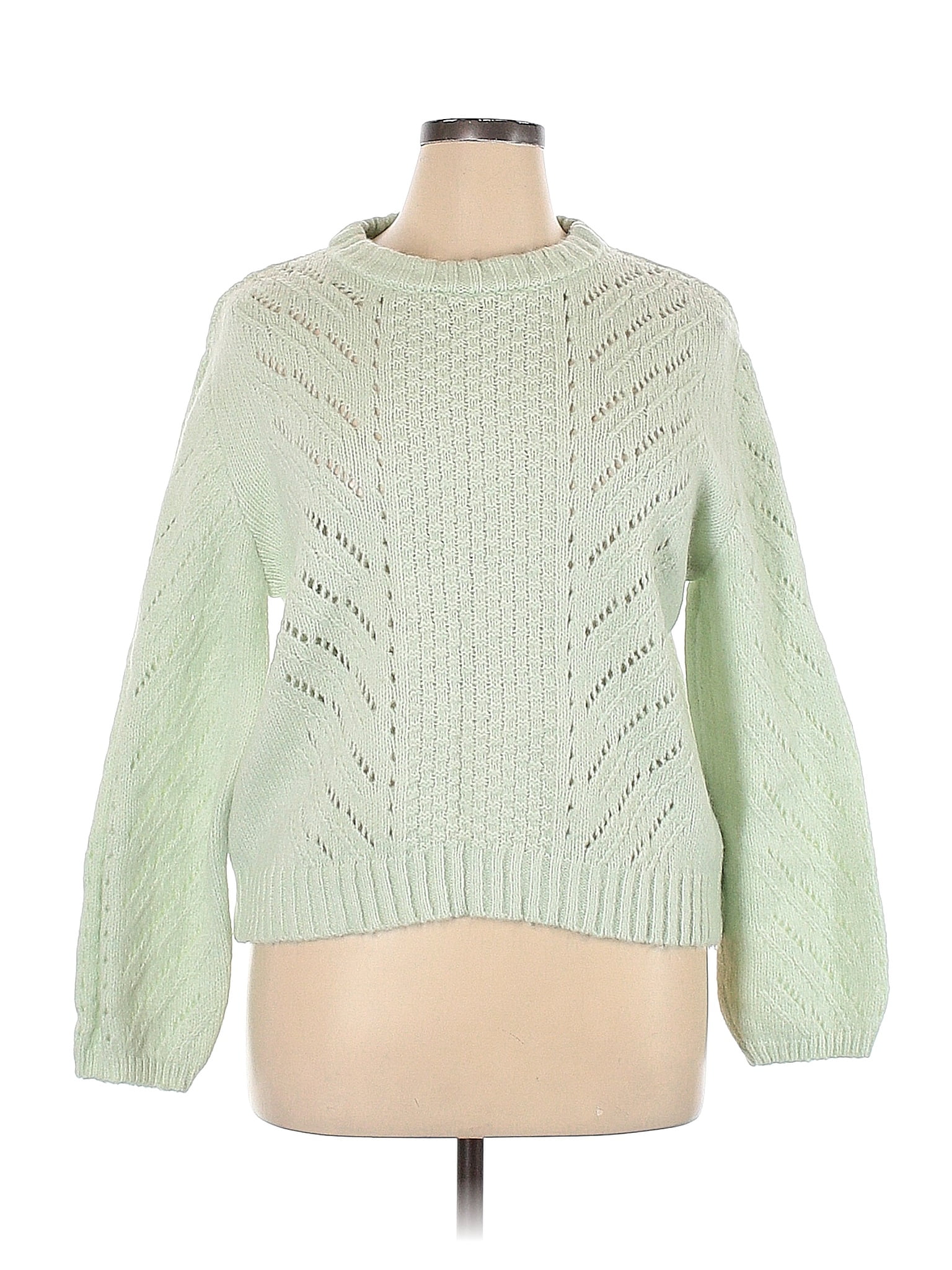 Elodie Green Pullover Sweater Size XL - 60% off | ThredUp