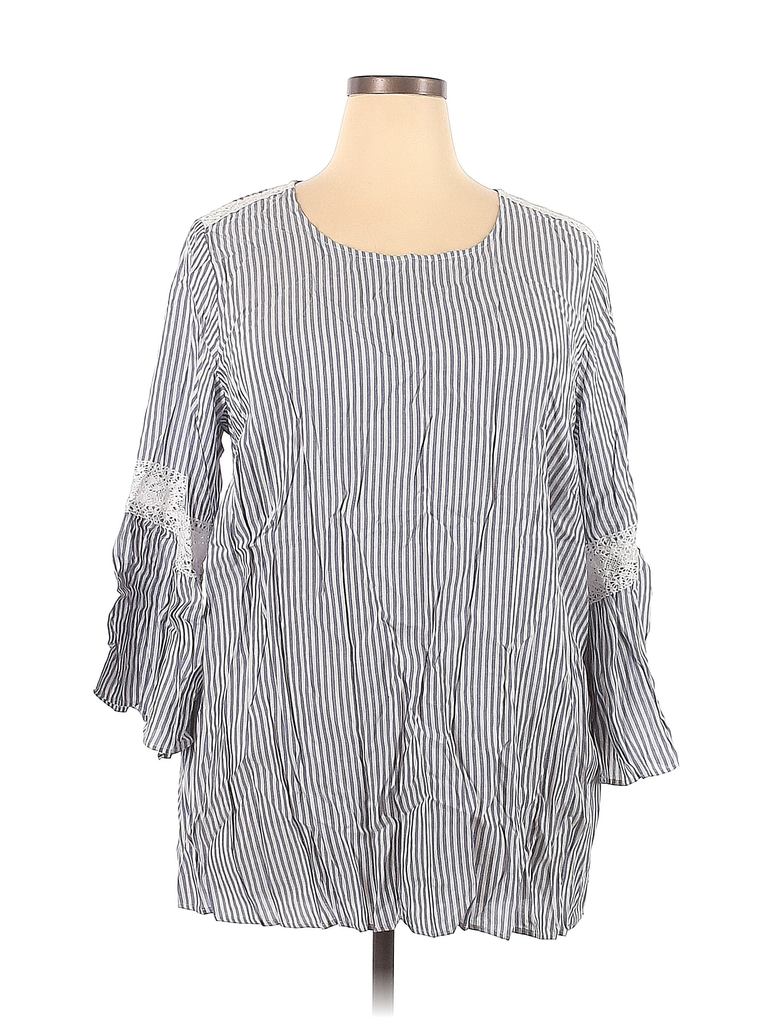 Top Cardigan Femme Jane & Delancey Taille 2XL - Noir à Pois, Manches 3/4, Stretch, Neuf Avec étiquettes