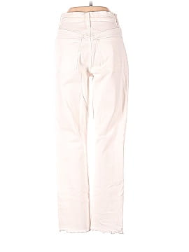 Madewell The High-Rise Slim Boyjean in Tile White (view 2)