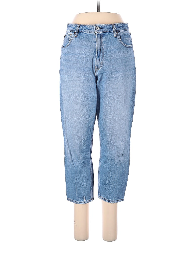 Abercrombie & Fitch Solid Blue Jeans Size 8 66 off thredUP