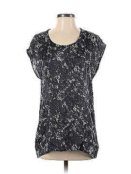 Theory Short Sleeve Silk Top (view 1)