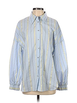 Tibi Long Sleeve Button-Down Shirt (view 1)