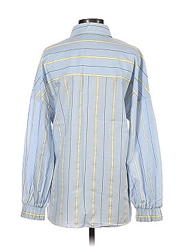 Tibi Long Sleeve Button-Down Shirt (view 2)