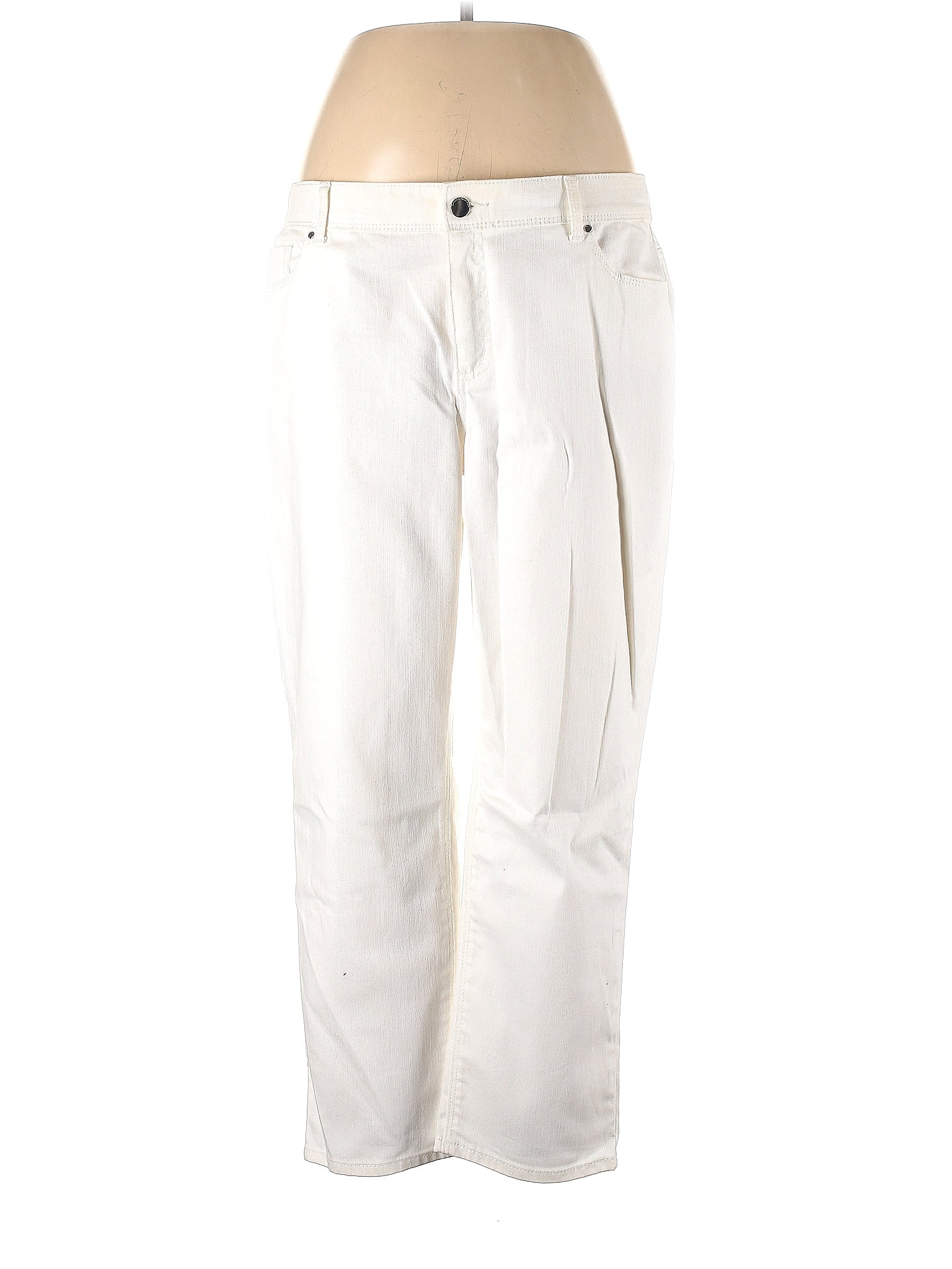 Chico's White Jeans Size Lg (2.5) - 80% off | thredUP