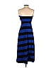 Club Monaco Stripes Blue Casual Dress Size 2 - photo 2