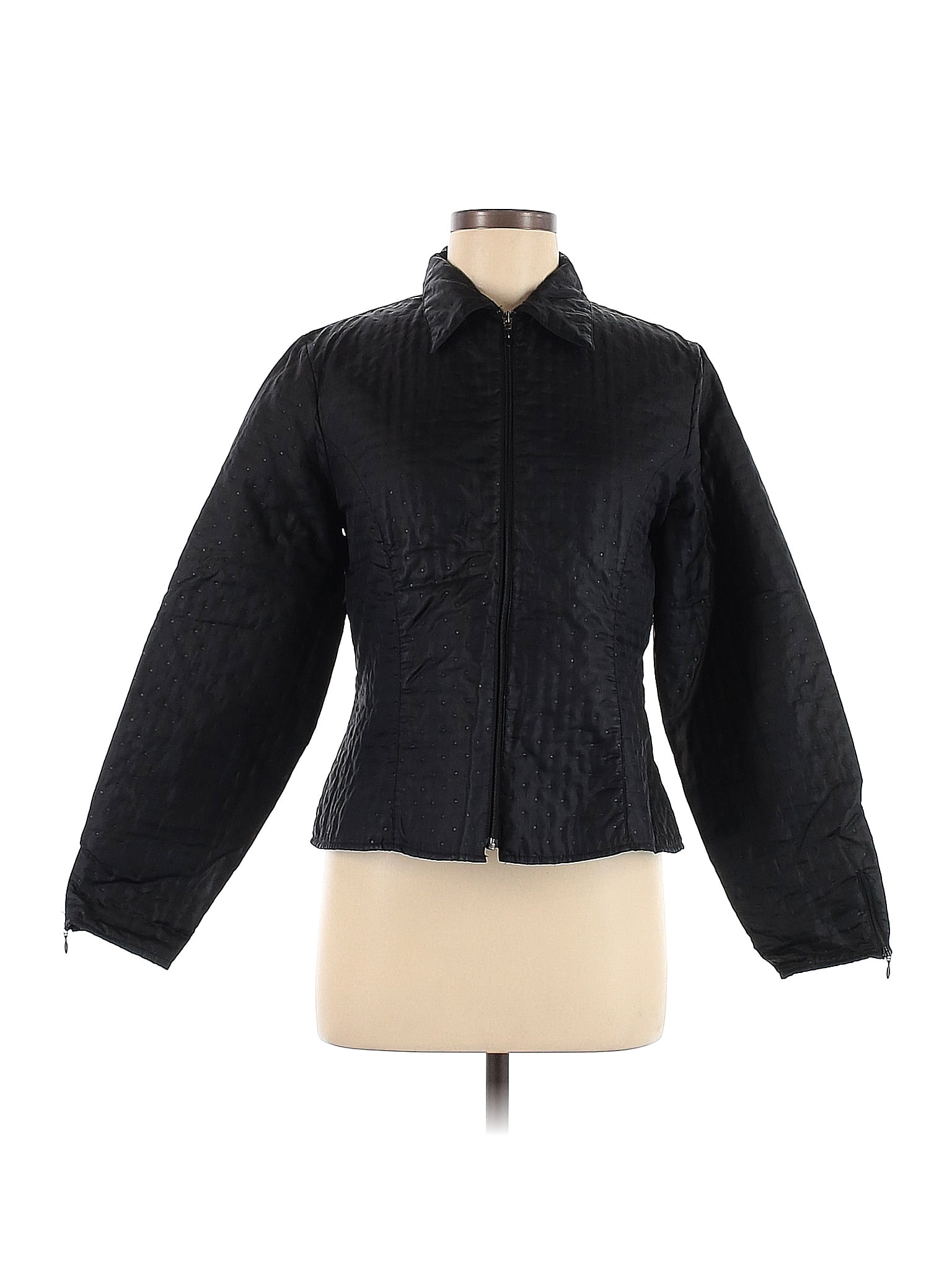Anne Fontaine 100% Polyester Black Jacket Size Med (3) - 81% off | thredUP