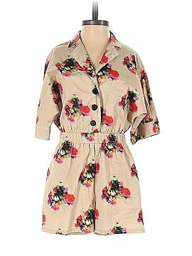 Adam Lippes Collective Blurry Floral Romper (view 1)
